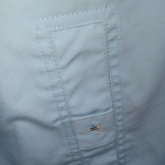 4/$15 Coat Collectibles Lightweight Jacket Light Blue w/ Embroidery XL - Picture 5 of 14